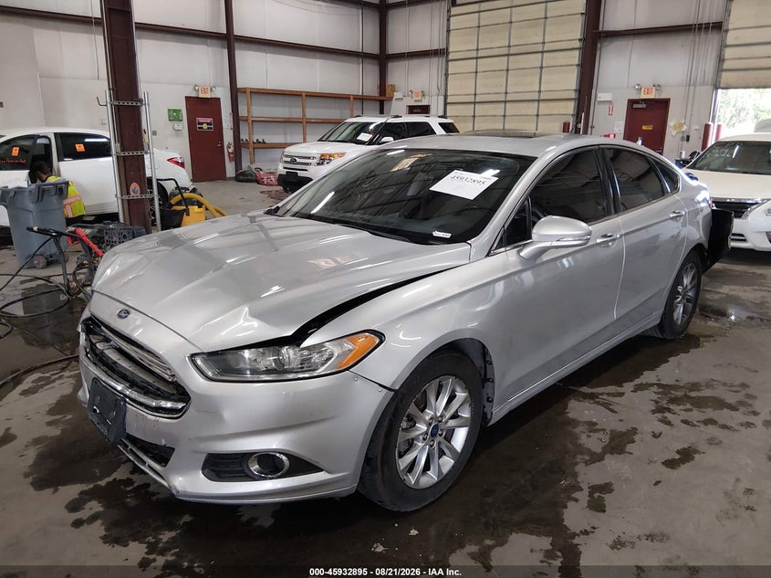 2014 Ford Fusion, Удар сзади, IAAI, VIN 3FA6P0K96ER284653 — фото 2