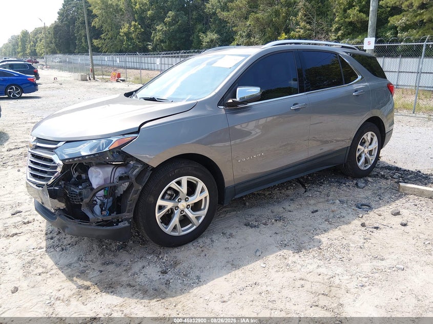 2018 Chevrolet Equinox, Front End, IAAI, VIN 3GNAXMEV9JS551900 — photo 2