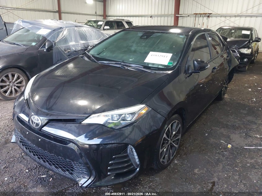 2017 Toyota Corolla, Rear, IAAI, VIN 5YFBURHE2HP712528 — photo 2
