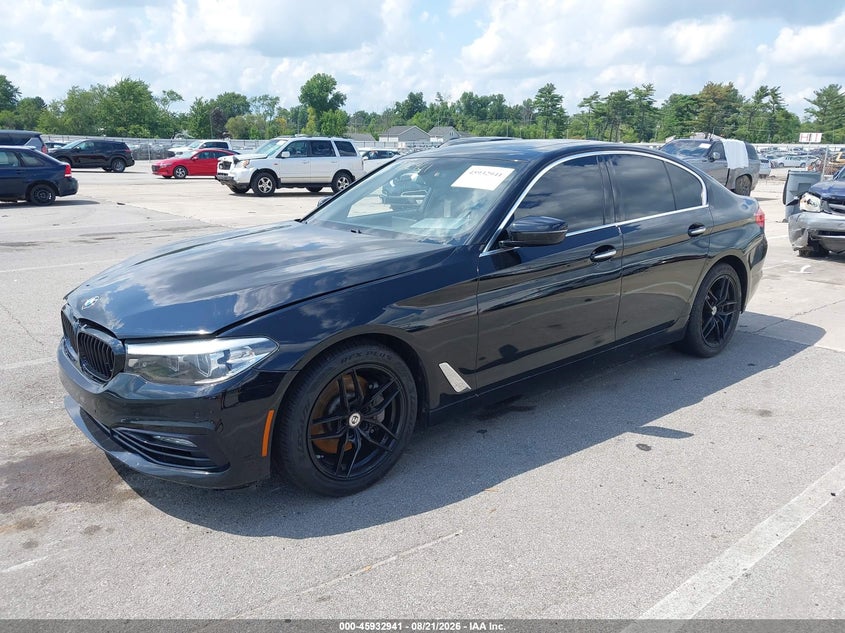 2017 BMW 5er, Затопление, IAAI, VIN WBAJA7C33HG906661 — фото 2