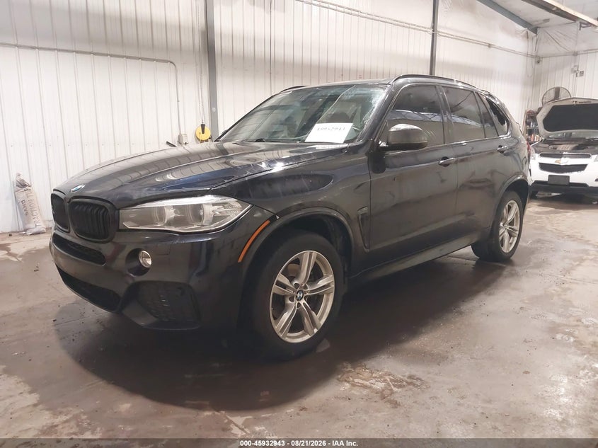 2015 BMW X5, Удар сзади, IAAI, VIN 5UXKR0C5XF0K60967 — фото 2