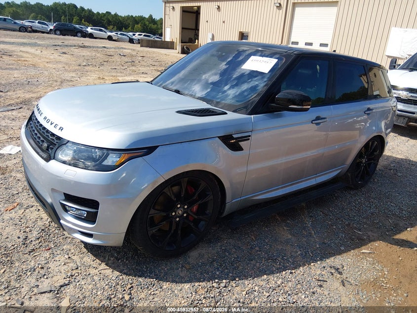 2016 Land Rover Range Rover Sport 3.0L V6 Supercharged Hse, Неизвестно, IAAI, VIN SALWS2VF8GA552680 — фото 2