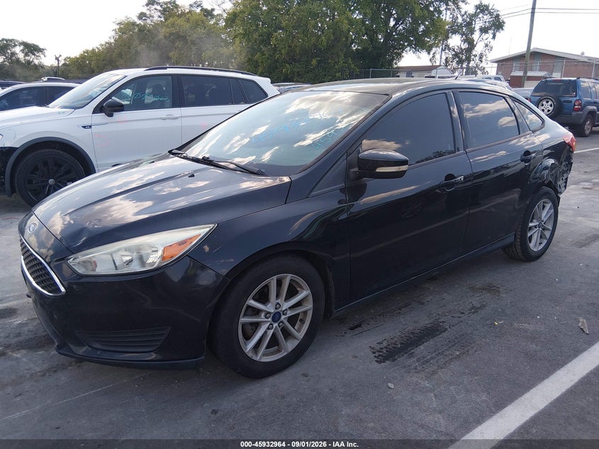 2015 Ford Focus, Left Rear, IAAI, VIN 1FADP3F25FL367495 — photo 2