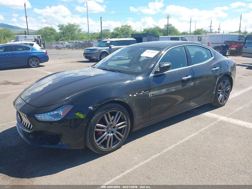 Vin: zam57xsa7j1276988, lot: 46432128, maserati ghibli 20182