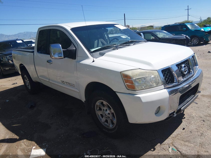 2005 Nissan Titan Se, Лівий перед, IAAI, VIN 1N6AA06B55N559044
