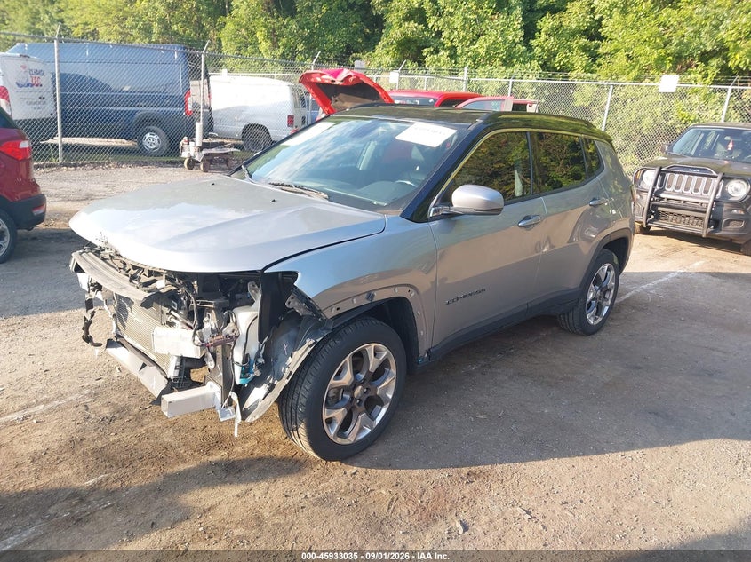 Vin: 3c4njdcb3kt790939, lot: 46432160, jeep compass limited 4x4 20192