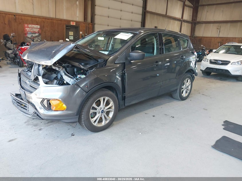 2019 Ford Escape, Front & Rear, IAAI, VIN 1FMCU0F75KUB91055 — photo 2