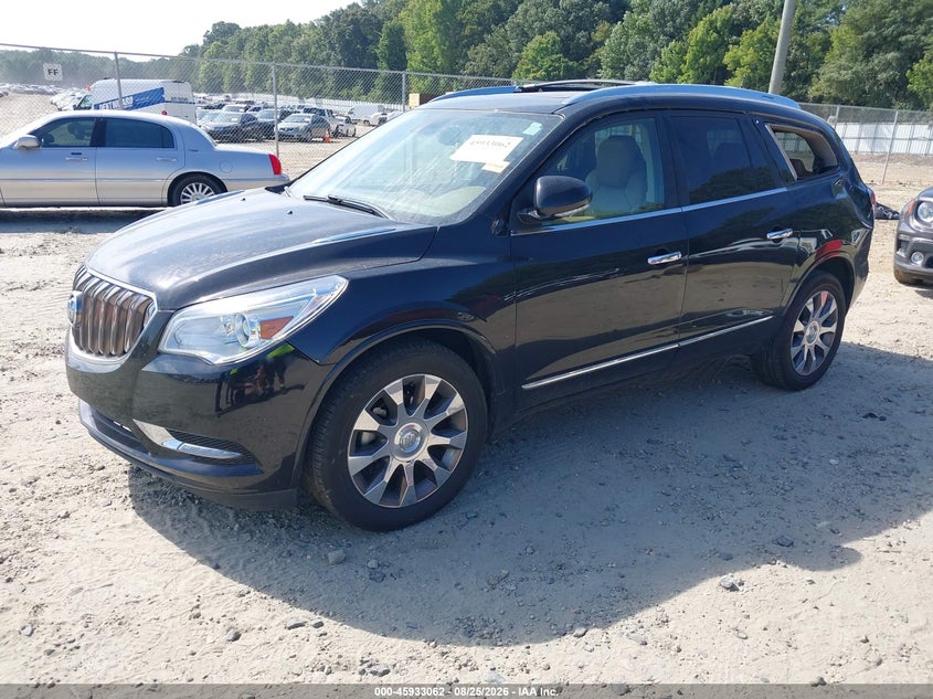 2016 Buick Enclave, Left Rear, IAAI, VIN 5GAKVCKD9GJ198224 — photo 2