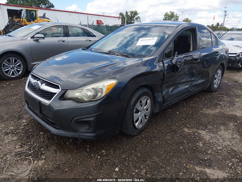 2013 Subaru Impreza, Левый бок, IAAI, VIN JF1GJAA66DH022988 — фото 2