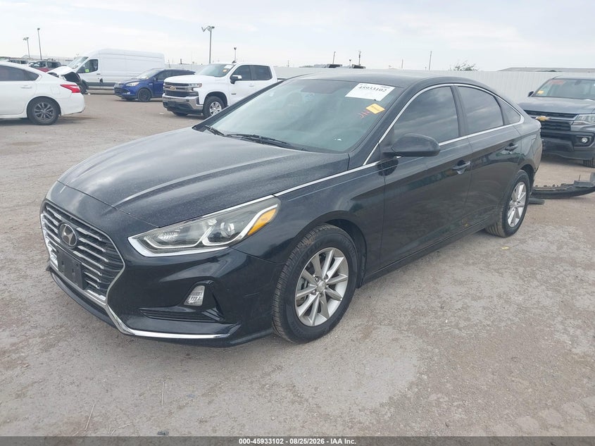 2019 Hyundai Sonata, Удар ззаду, IAAI, VIN 5NPE24AF9KH744793 — фото 2
