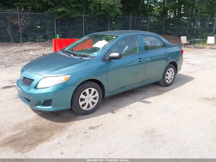 2009 Toyota Corolla, Normal Wear & Tear, IAAI, VIN 1NXBU40E69Z032517 — photo 2