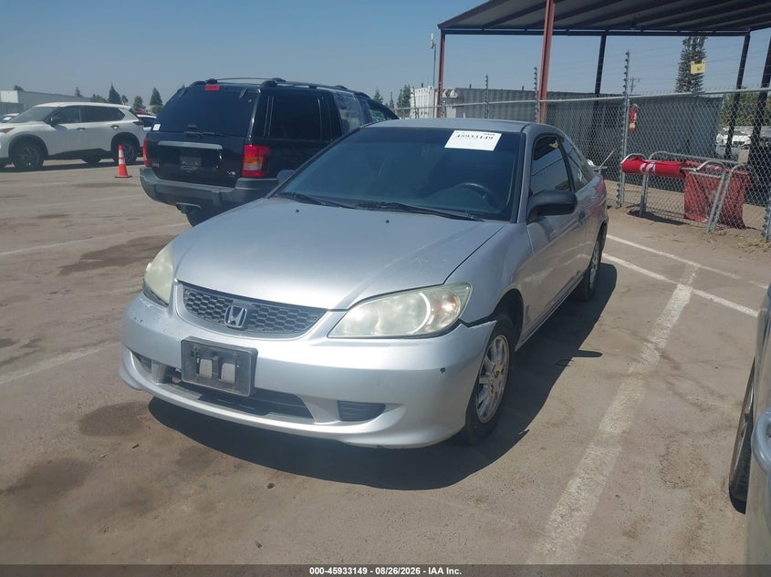 2005 Honda Civic, Обычный износ, IAAI, VIN 1HGEM21845L060199 — фото 2