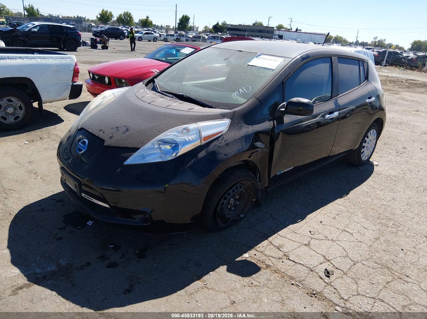 Vin: 1n4az0cp1dc400792, lot: 46432318, nissan leaf s 20132
