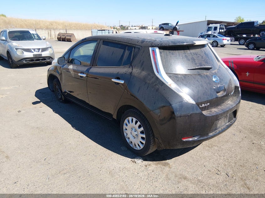 Vin: 1n4az0cp1dc400792, lot: 46432318, nissan leaf s 20133