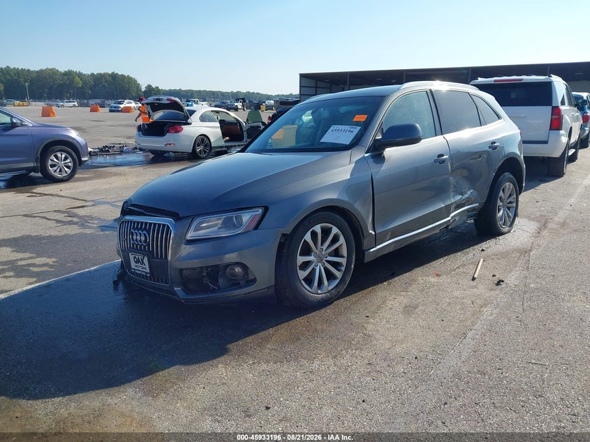 2014 Audi Q5, Left Rear, IAAI, VIN WA1LFAFPXEA095717 — photo 2