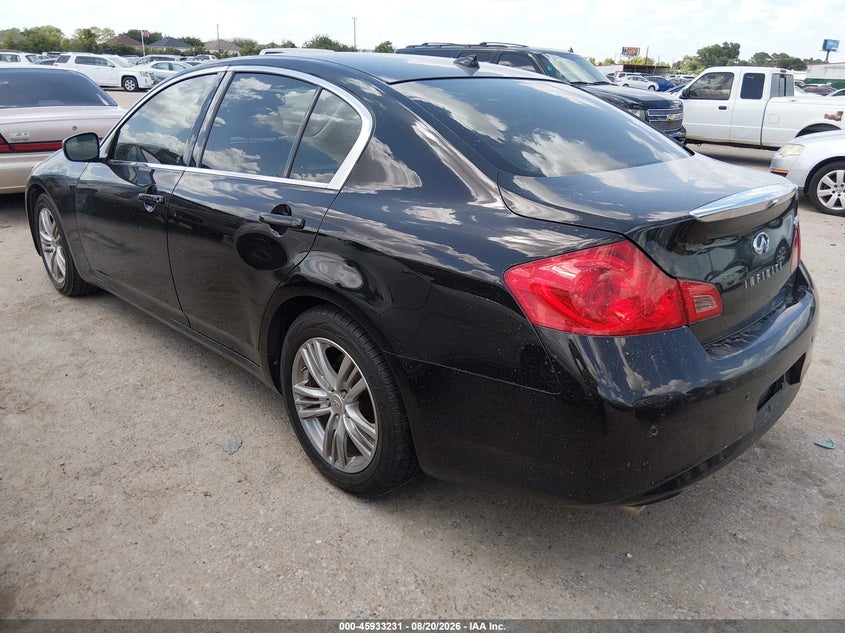 2010 INFINITI G37 auction photo 3