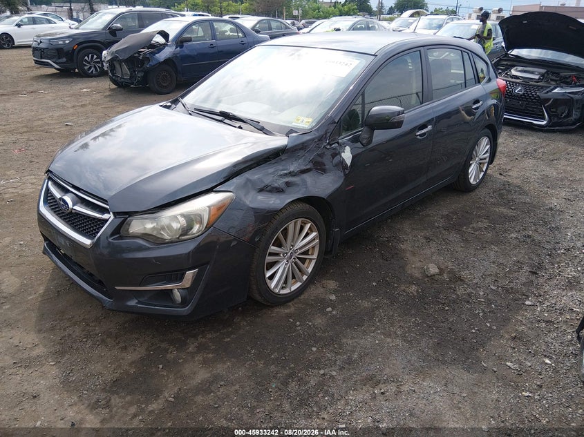 2015 Subaru Impreza, Left Front, IAAI, VIN JF1GPAM61F8205132 — photo 2