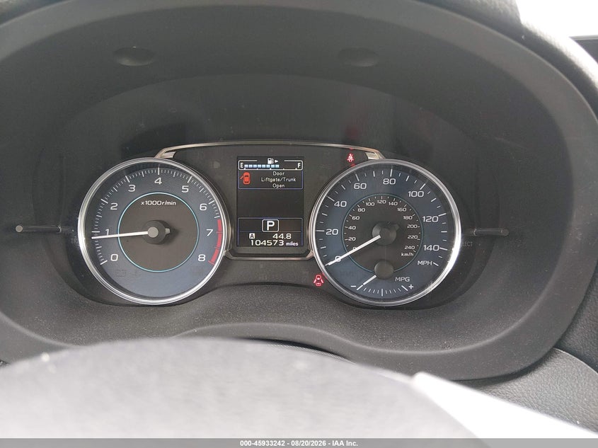 SUBARU IMPREZA 2015 VIN JF1GPAM61F8205132