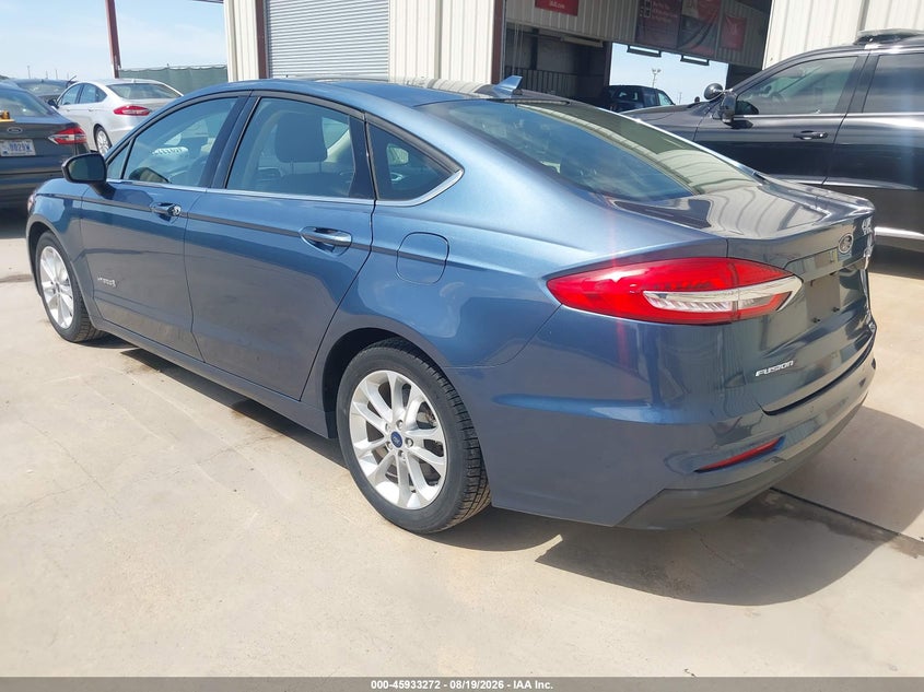 Vin: 3fa6p0lu0kr190850, lot: 46432397, ford fusion hybrid se 20193