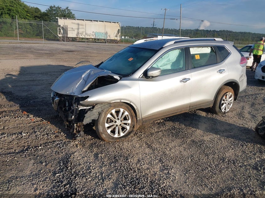 2015 Nissan Rogue, Front End, IAAI, VIN KNMAT2MV7FP569098 — photo 2
