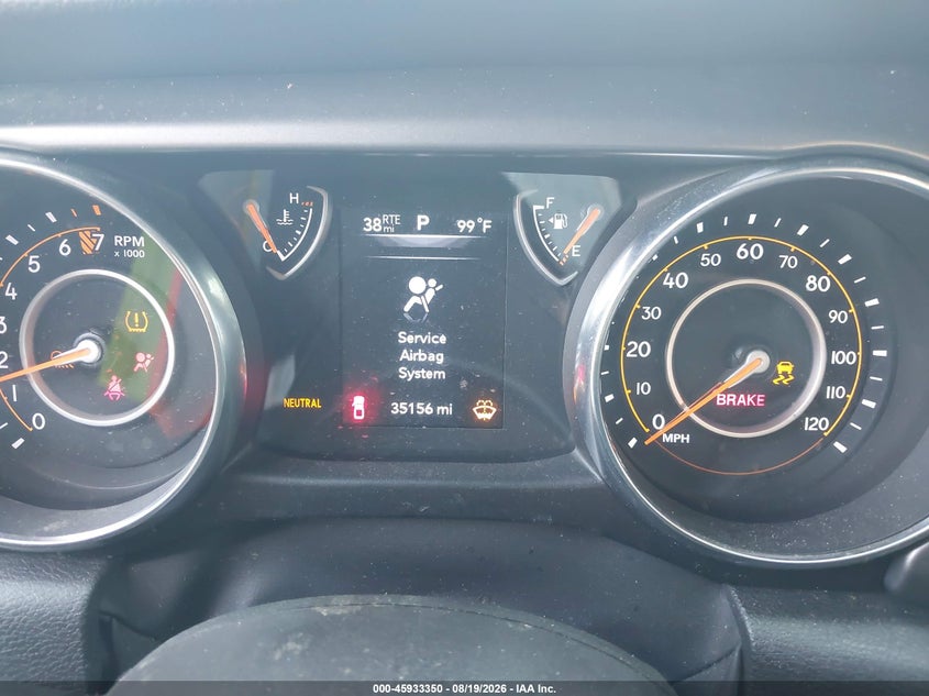 JEEP GLADIATOR 2023 VIN 1C6JJTAG0PL575147