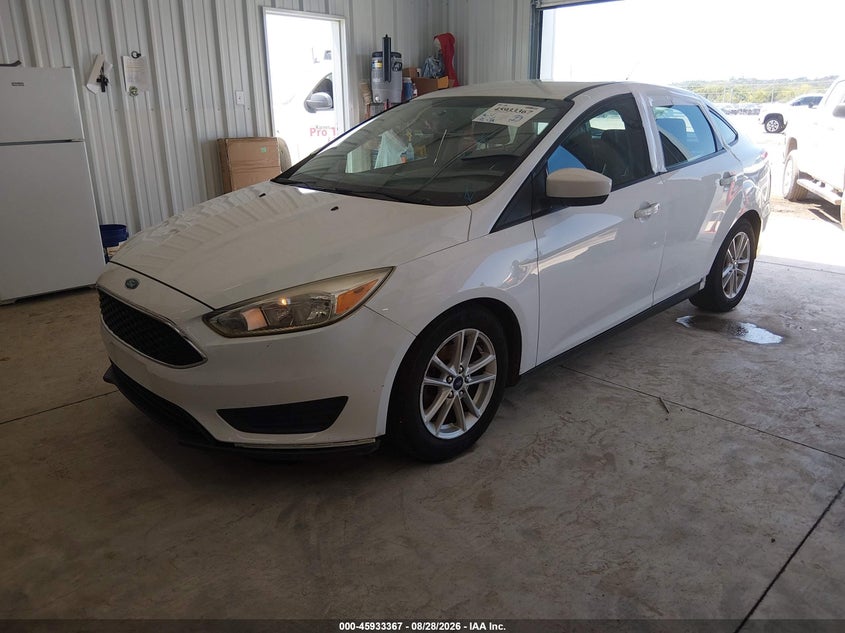 Vin: 1fadp3f20jl212216, lot: 46432492, ford focus se 20182
