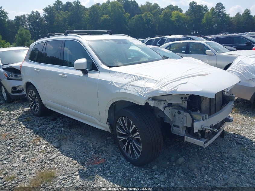 Vin: yv4a22pk4n1789768, lot: 46432500, volvo xc90 t6 momentum 7 passenger 20221