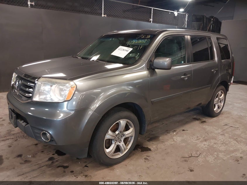 2013 Honda Pilot, Удар сзади, IAAI, VIN 5FNYF4H49DB075335 — фото 2