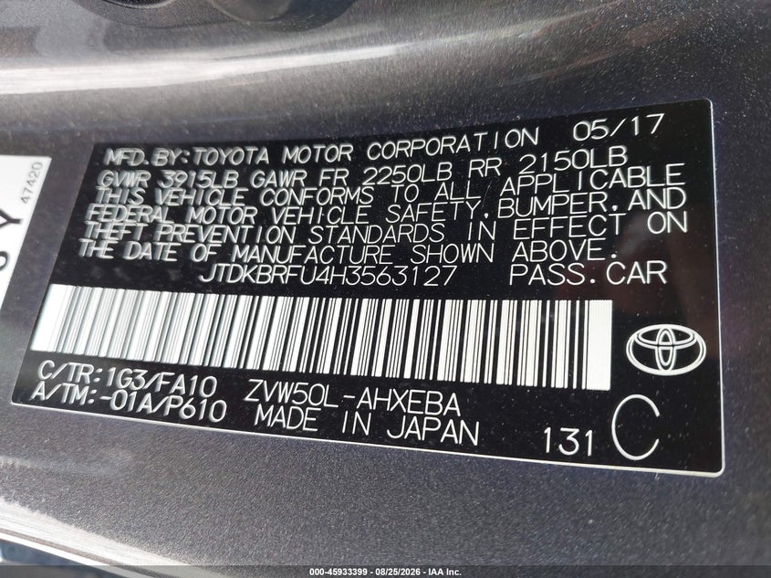 TOYOTA PRIUS - zdjęcie 9