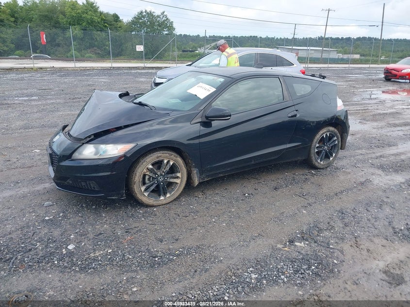 2014 Honda CR-Z, Звичайний знос, IAAI, VIN JHMZF1D41ES002679 — фото 2