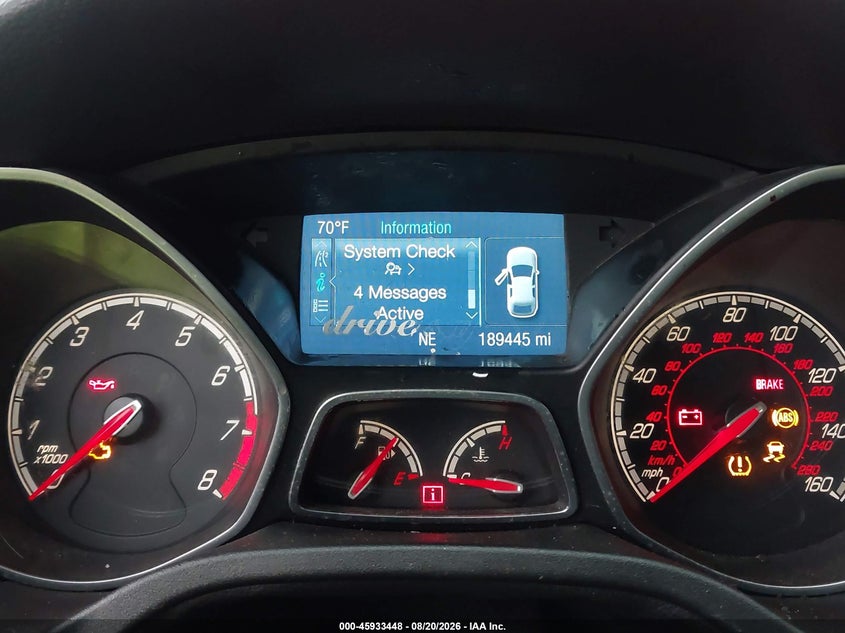 FORD FOCUS ST 2014 VIN 1FADP3L96EL202197