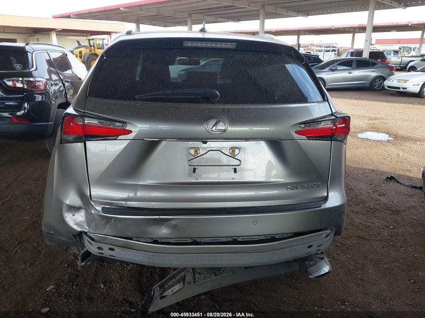 LEXUS NX 200T 2015 VIN JTJYARBZ6F2015001