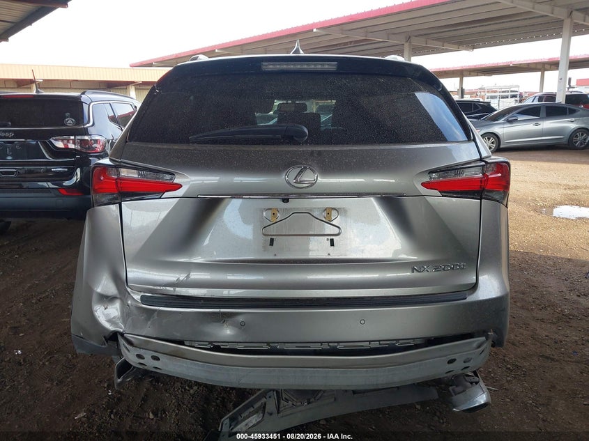 LEXUS NX 200T 2015 VIN JTJYARBZ6F2015001