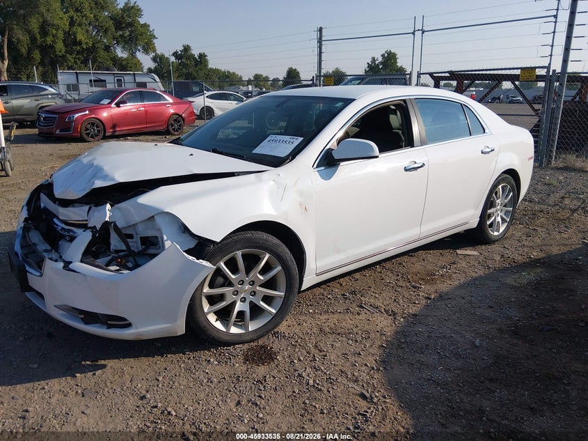2011 Chevrolet Malibu, Front End, IAAI, VIN 1G1ZE5EU8BF359042 — photo 2