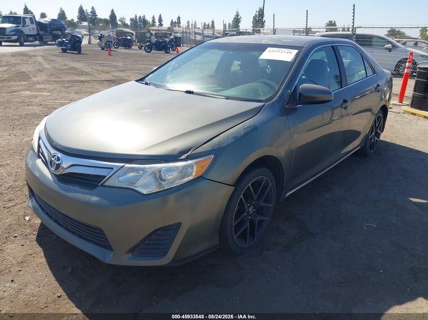 2012 Toyota Camry, Right Rear, IAAI, VIN 4T1BF1FK3CU562439 — photo 2
