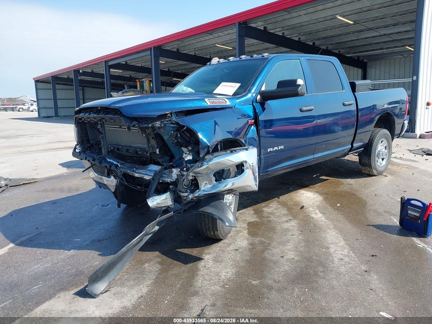 2022 RAM 2500, Front End, IAAI, VIN 3C6UR5CJXNG145761 — photo 2