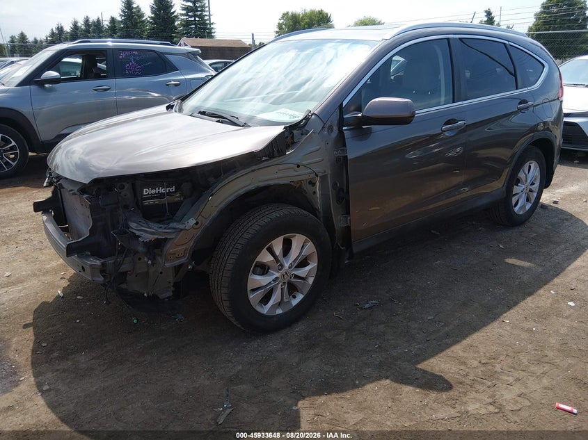2014 Honda CR-V, Удар спереди, IAAI, VIN 2HKRM3H75EH515083 — фото 2