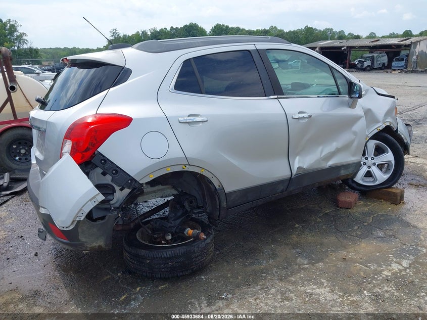 Vin: kl4cjasb1fb248151, lot: 46432809, buick encore 20154