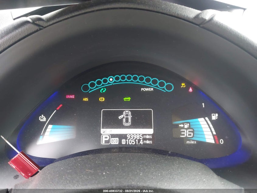 NISSAN LEAF 2013 VIN 1N4AZ0CP6DC425719