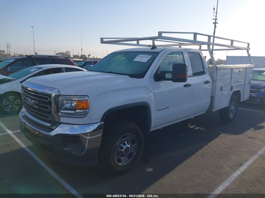 2018 GMC Sierra, Front & Rear, IAAI, VIN 1GD21REG2JZ311924 — photo 2