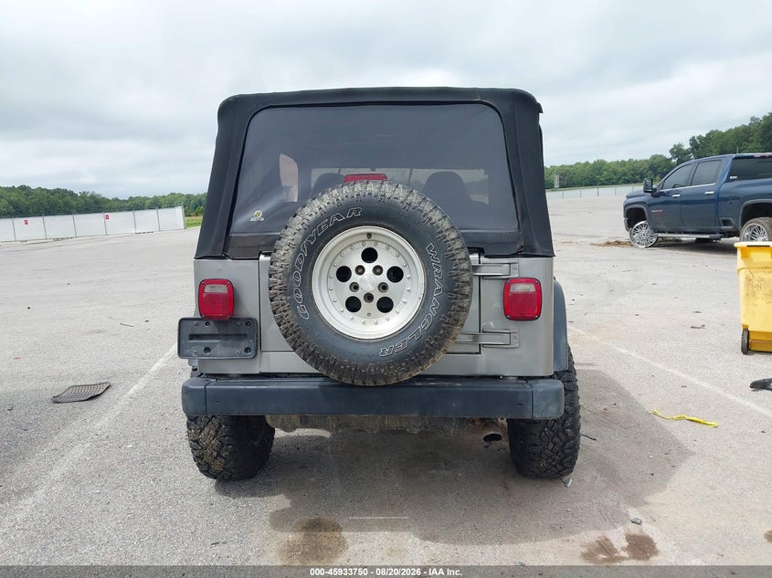 JEEP WRANGLER 2001 VIN 1J4FA29P11P371349