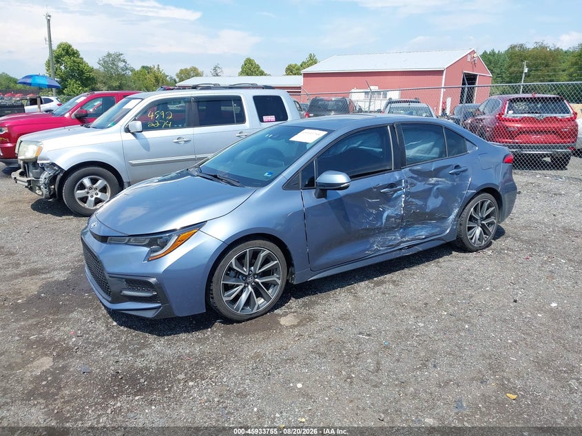 2020 Toyota Corolla, Left Side, IAAI, VIN 5YFP4RCE5LP055343 — photo 2