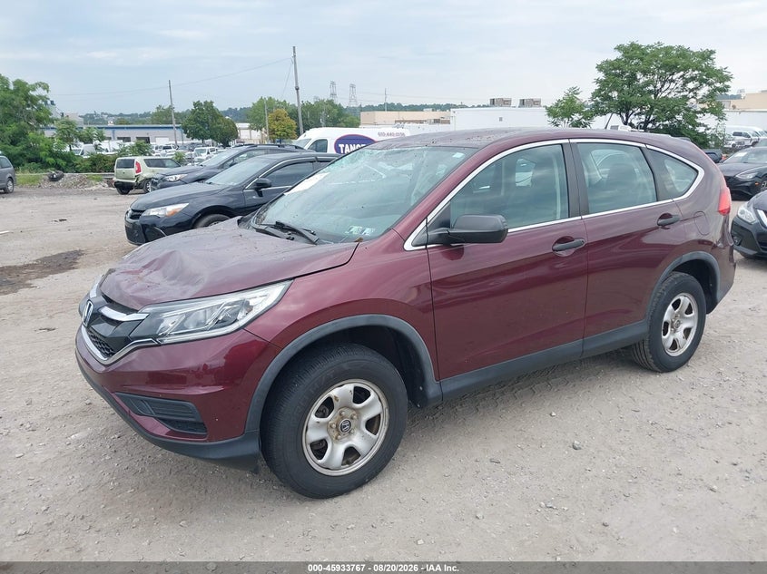 2015 Honda CR-V, Front End, IAAI, VIN 5J6RM4H30FL076059 — photo 2