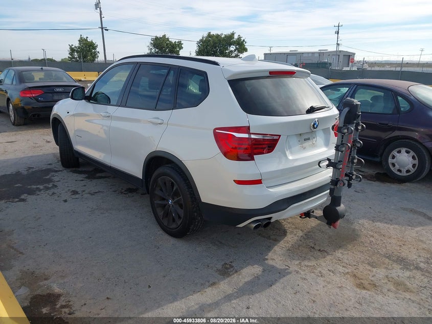 2015 BMW X3 SPORT UTILITY VEHICLE 2.0L I-4 DI, DOHC, VVT, TURBO, 240HP