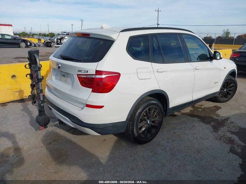 2015 BMW X3 SPORT UTILITY VEHICLE 2.0L I-4 DI, DOHC, VVT, TURBO, 240HP