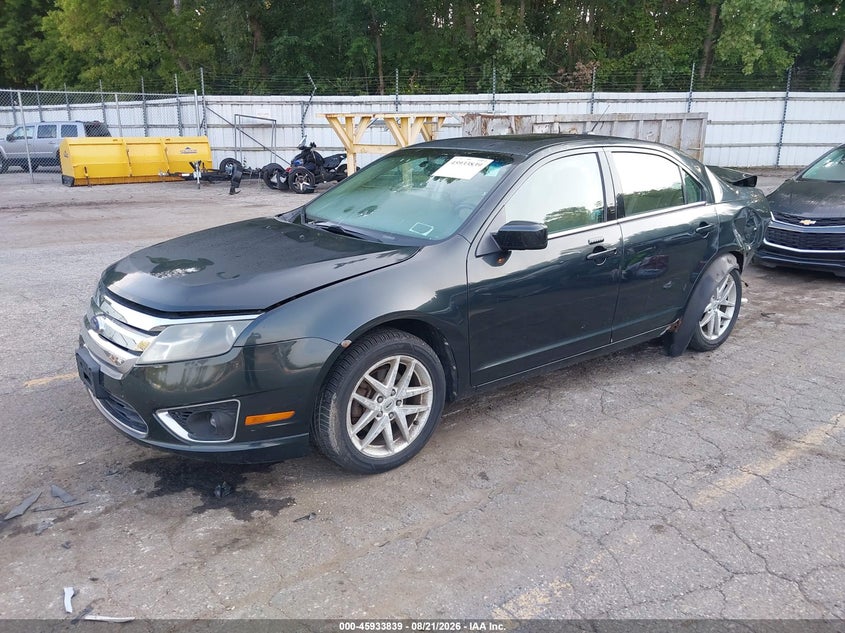 2010 Ford Fusion, Удар ззаду, IAAI, VIN 3FAHP0JG4AR182027 — фото 2