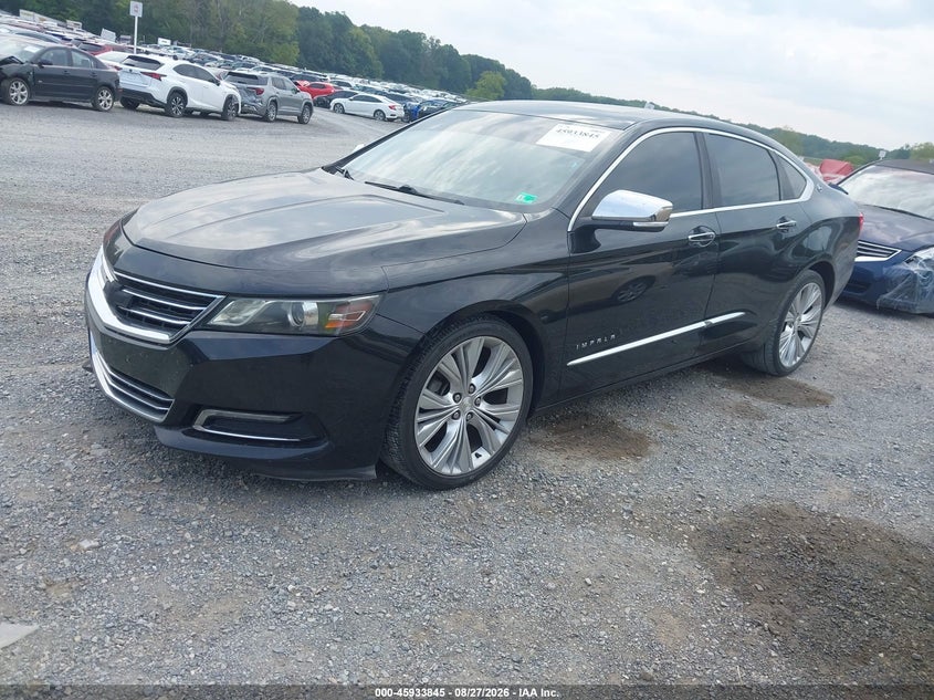 2014 Chevrolet Impala, Front & Rear, IAAI, VIN 2G1155S39E9110691 — photo 2