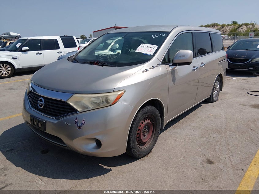 Vin: jn8ae2kp6c9036632, lot: 46432989, nissan quest s 20122