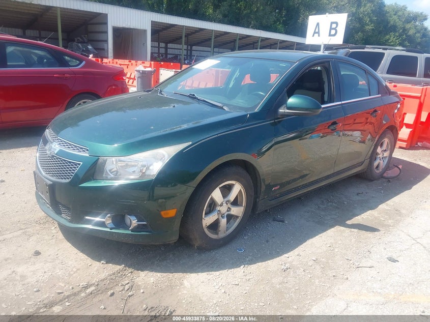 2014 Chevrolet Cruze, Звичайний знос, IAAI, VIN 1G1PC5SBXE7352642 — фото 2