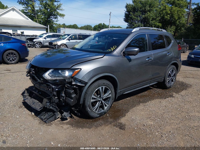 2019 Nissan Rogue Sv, Front End, IAAI, VIN JN8AT2MV5KW384567 — photo 2